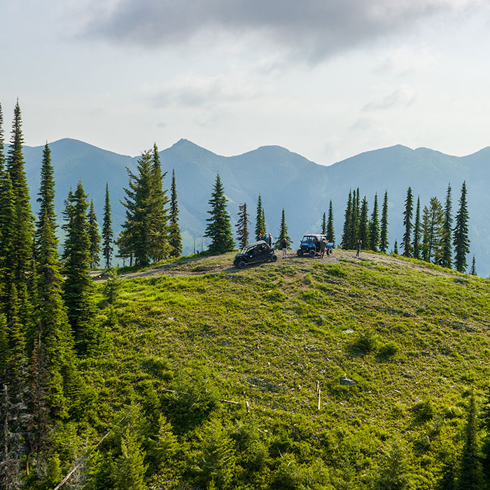 Glacier Boat & UTVS - rent snowmobiles, atv's utv's boats, pontoons - guided trips & adventures - in Olney, Hungry Horse Coram Flathead Valley Montana 