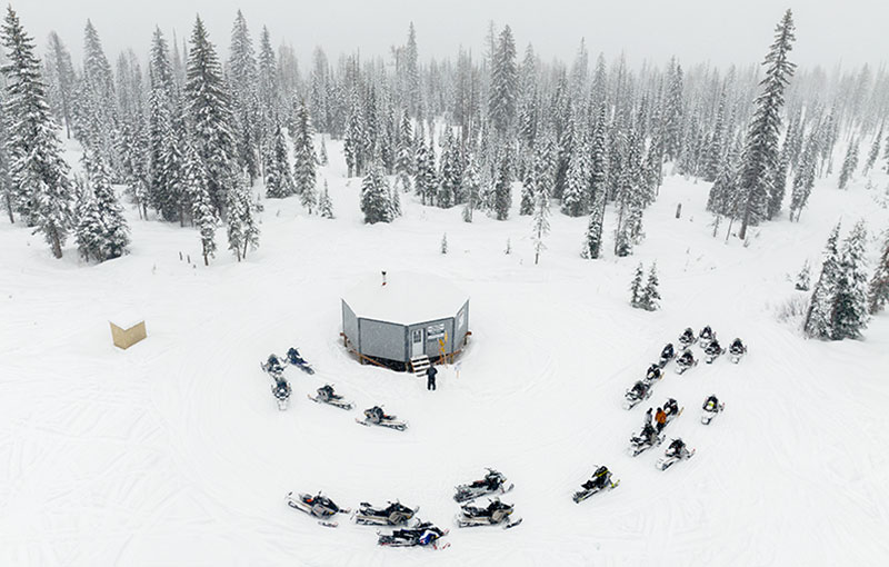 Yurt &  Snowmobile Rentals in Olney, Whitefish & Flathead Valley MT